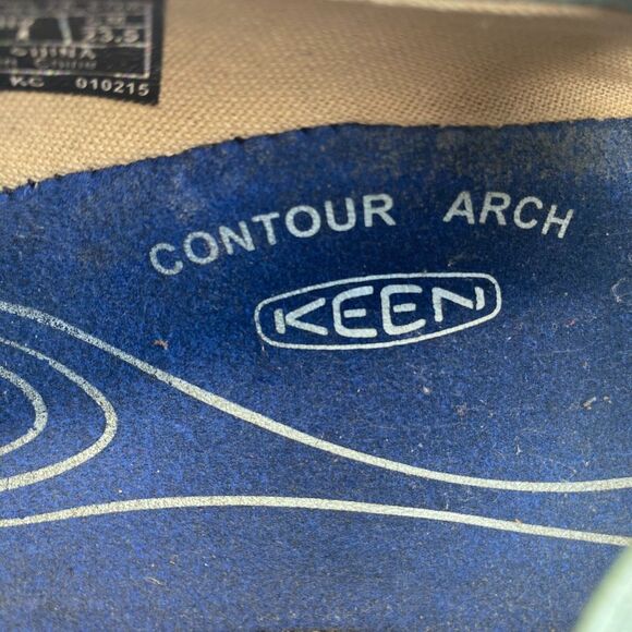 Keen Mary Jane Hiking Shoes Womens Size US6.5/37 Blue Green Walking Boho Hippie - Picture 6 of 16